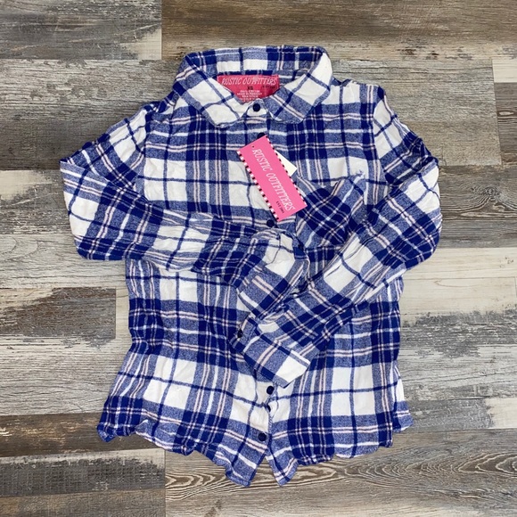 Rustic Outfitters Flannel Button Down NWT - Picture 4 of 6